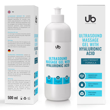 Żel do ultradźwięków z kwasem hialuronowym – UB Ultrasound Gel