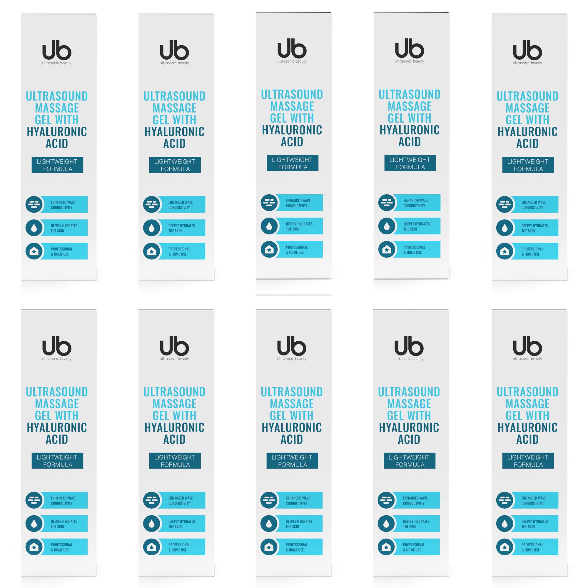 Żel do Ultradźwięków Mezoterapii RF Kwas Hialuronowy Profesjonalny- Ultrasound Massagel Gel UB