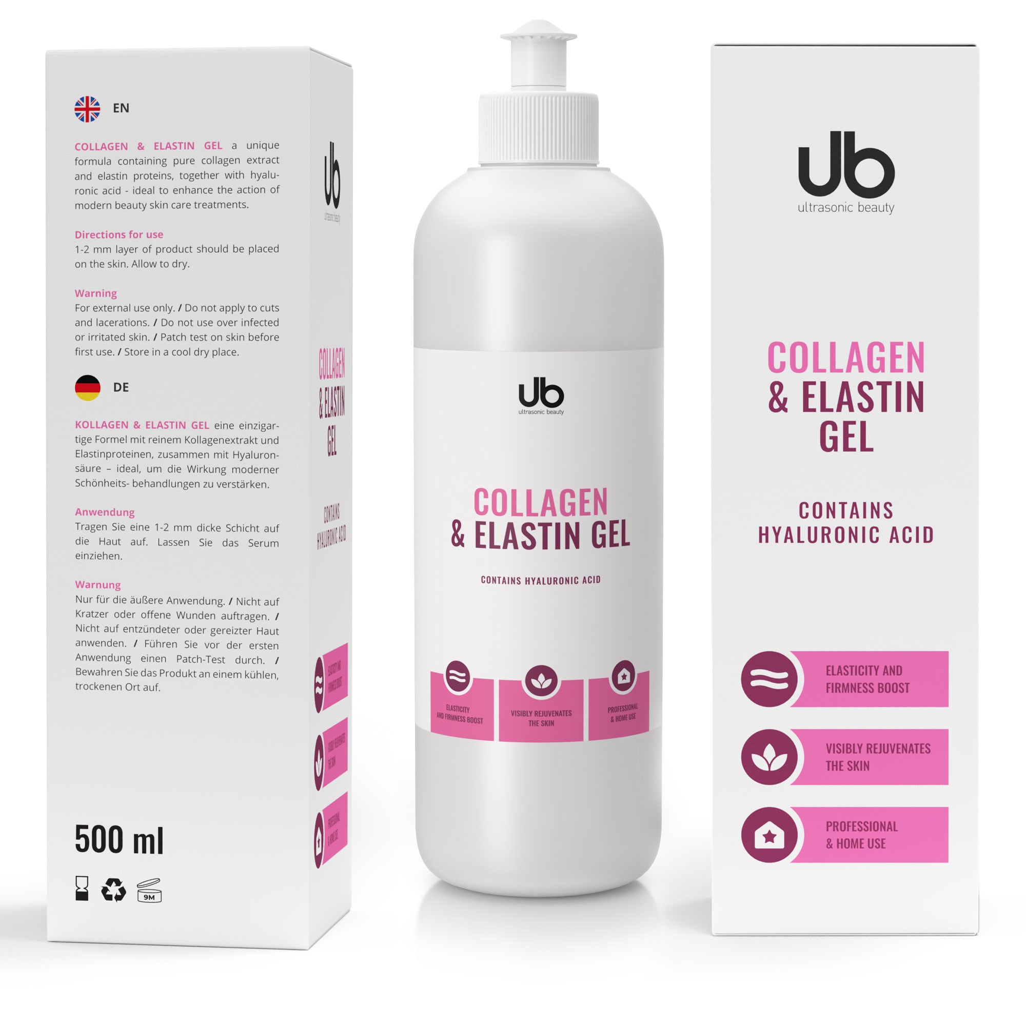 Kollagen-Gel mit Elastin - RF Mikrostrom Mesotherapie Lifting - UB Collagen & Elastin