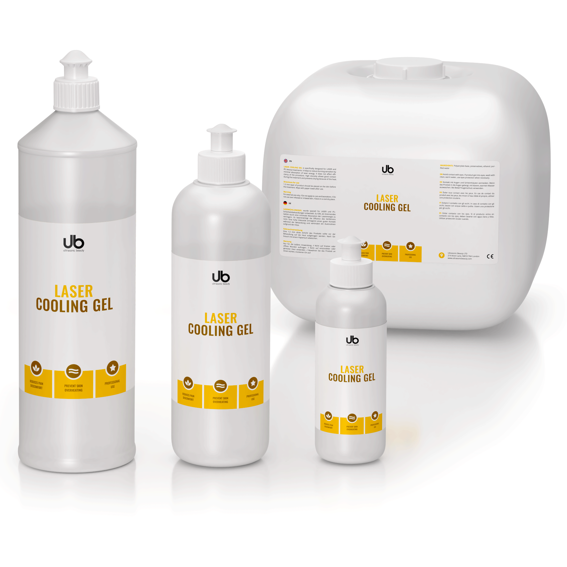 Laser Cooling Gel – Profesjonalny Żel Chłodzący do Depilacji Laserowej i IPL | UB