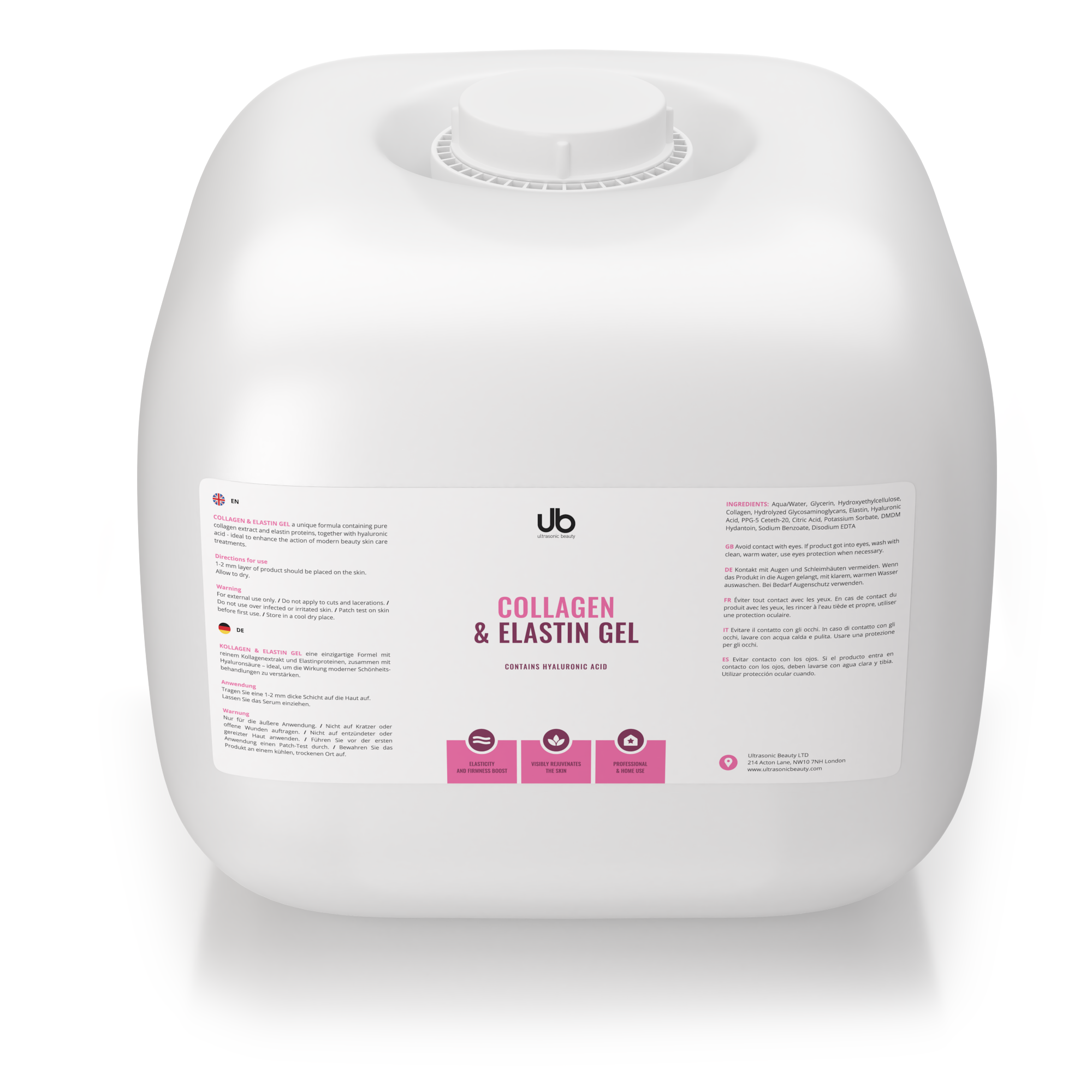 Żel Kolagenowy z Elastyną - RF Mikroprądy Mezoterapia Lifting - UB Collagen & Elastin